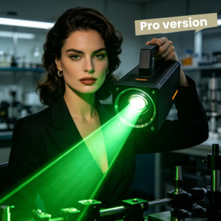 Handled Long-range Green Laser for Bird Deterrence and Remote Patrol