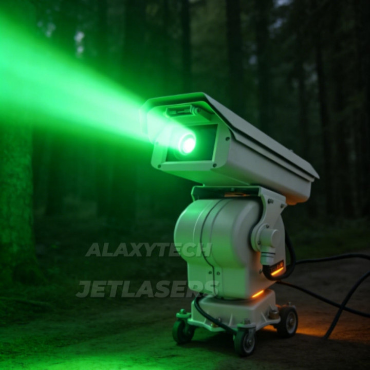 The pan-tilt laser bird repellent, with its unique functional design, offers an efficient solution for bird - repelling tasks.