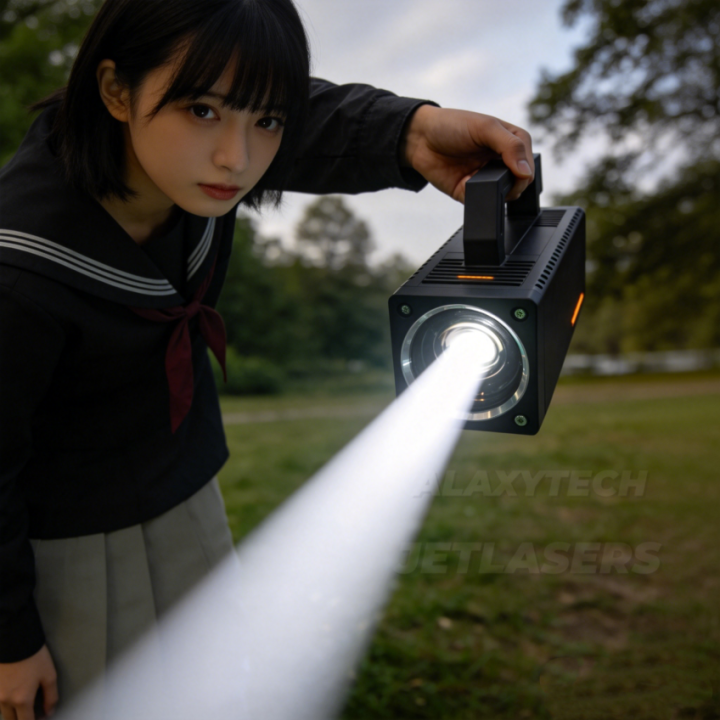 Ultra-Long Range White Laser Illuminator, Rugged for Outdoor Surveillance & Industrial Applications