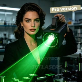 Handled Long-range Green Laser for Bird Deterrence and Remote Patrol