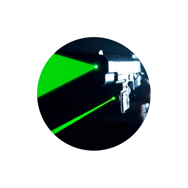 Pistol typle Laser Dazzler