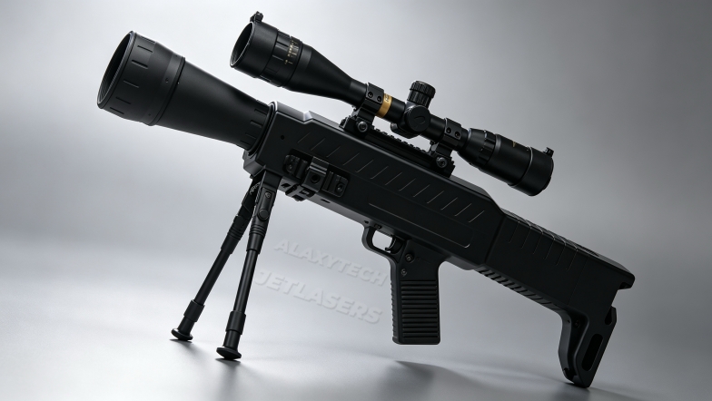 This fiber-coupled, long-range laser ignition rifle is a professional non-contact thermal ablation/ignition system, engineered for safe, remote handling of high-risk scenarios such as unexploded ordnance (UXO) disposal, oil/gas emergency ignition, and power line obstacle removal.